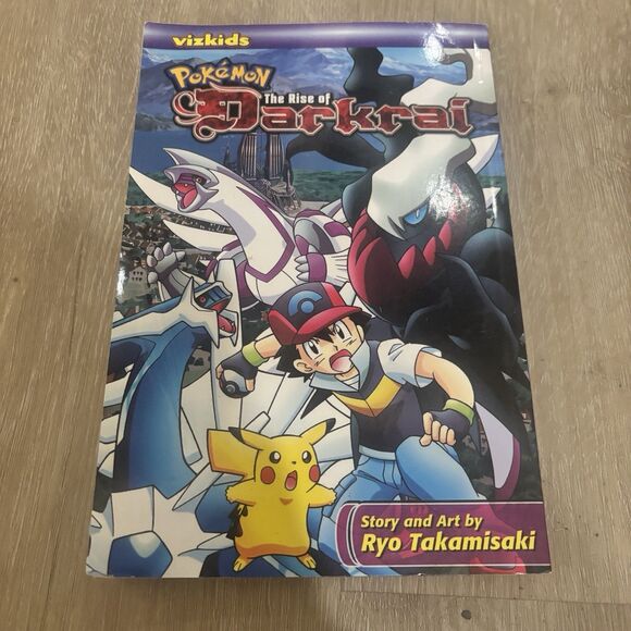 Pokémon The Rise of Darkrai Manga VIZ Kids Ash Dialga Palkia Darkrai Movie 10 - Picture 2 of 11